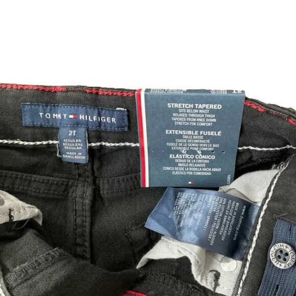Tommy Hilfiger Boys Jeans Distressed Black Size 2T NWT - Picture 6 of 8